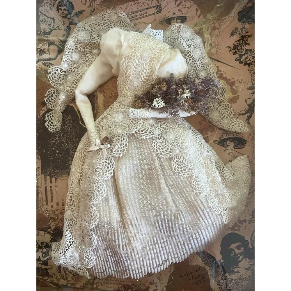 Lorella Collections‎ Garden Angel Shadow Box Victorian Styled Framed Number 12
